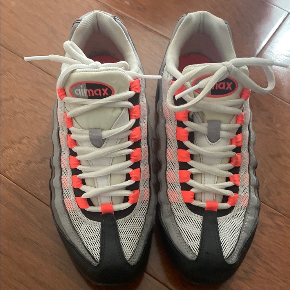 Air Max 95 Sneakers with Neon Accents